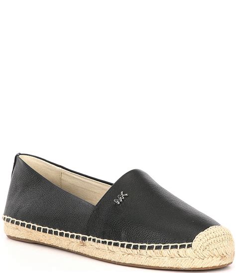 michael kors kendrick slip-on espadrille flats|michael kors leather espadrilles.